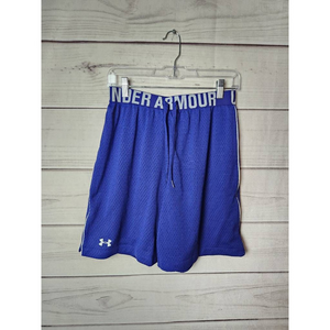 Under Armour Women Heat Gear Shorts Purple Drawstring Loose Fit‎ Athletic S